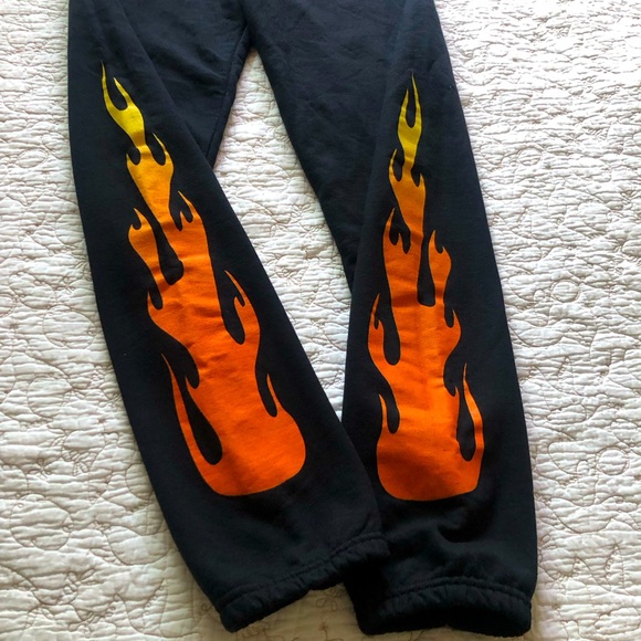 Kylie x champion sweats with Flames 🔥Size S - Picture 10 of 11